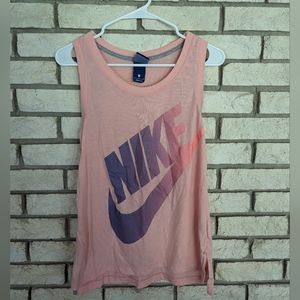 3 for $10🌸 vintage NIKE women's size small coral orange workout tank top